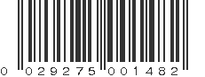 UPC 029275001482