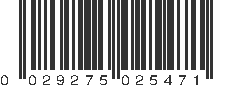 UPC 029275025471