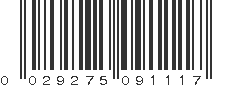 UPC 029275091117