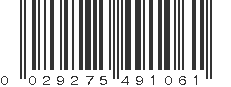 UPC 029275491061