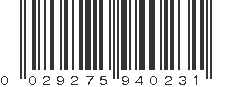 UPC 029275940231