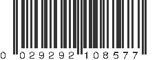 UPC 029292108577