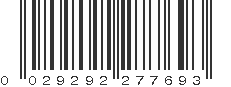 UPC 029292277693