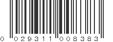 UPC 029311008383