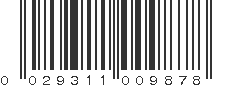 UPC 029311009878