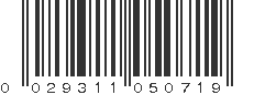 UPC 029311050719