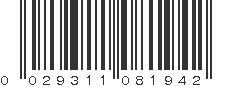 UPC 029311081942