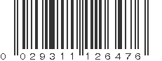 UPC 029311126476