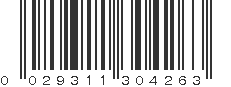 UPC 029311304263