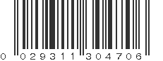 UPC 029311304706