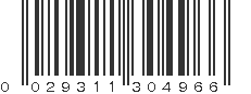 UPC 029311304966