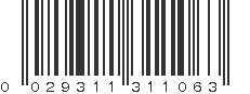 UPC 029311311063