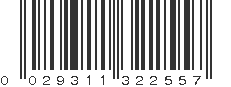 UPC 029311322557