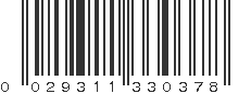 UPC 029311330378