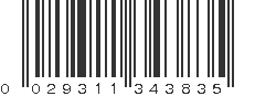 UPC 029311343835