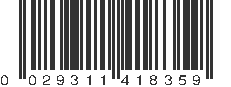 UPC 029311418359