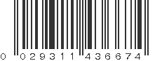 UPC 029311436674