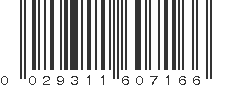 UPC 029311607166