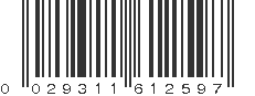 UPC 029311612597