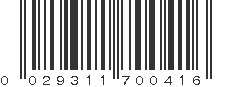 UPC 029311700416