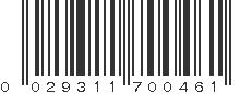 UPC 029311700461