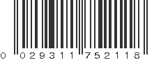 UPC 029311752118