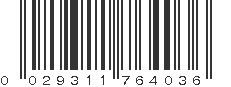 UPC 029311764036