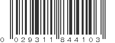 UPC 029311844103