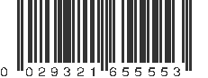 UPC 029321655553