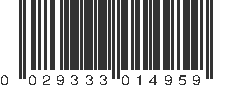 UPC 029333014959