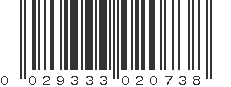 UPC 029333020738