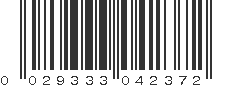 UPC 029333042372