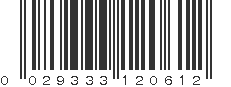 UPC 029333120612