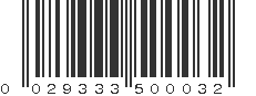 UPC 029333500032