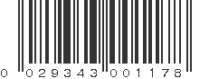 UPC 029343001178