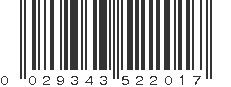 UPC 029343522017