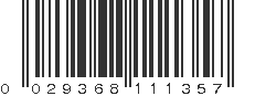 UPC 029368111357