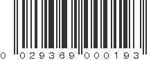 UPC 029369000193