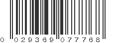 UPC 029369077768