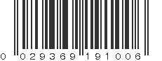 UPC 029369191006