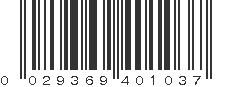 UPC 029369401037