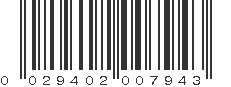 UPC 029402007943