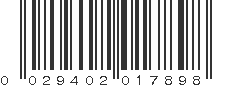 UPC 029402017898