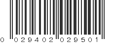 UPC 029402029501