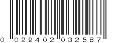 UPC 029402032587