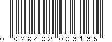 UPC 029402036165