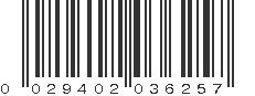 UPC 029402036257