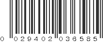 UPC 029402036585