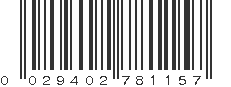 UPC 029402781157