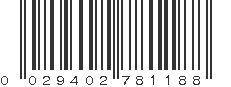 UPC 029402781188